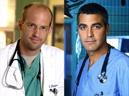 Anthony Edwards, George Clooney, ER Anthony Edwards, George Clooney, ER